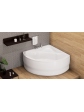 Acrylic corner symmetrical bathtub PrimaLine BETA 150x150 - 3