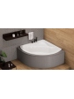 Acrylic corner symmetrical bathtub PrimaLine BETA 150x150 - 4