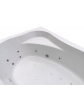 Hydromassage spa bathtub corner IMPALA 145x95 cm left or right side - 3