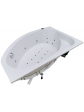 Hydromassage spa bathtub corner IMPALA 145x95 cm left or right side - 11