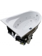 Hydromassage spa bathtub corner IMPALA 145x95 cm left or right side - 13