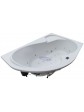 Whirlpool massage tub asymmetric ExclusiveLine ORUNA 150x100 cm - 11
