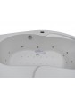 Whirlpool massage tub asymmetric ExclusiveLine ORUNA 150x100 cm - 8