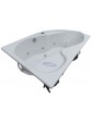 Whirlpool massage tub asymmetric ExclusiveLine ORUNA 150x100 cm - 6