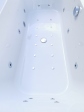 2-persons deep rectangular hydromassage bathtub VESSA DUO 190x90 cm - 12