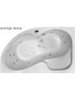 Whirlpool massage tub asymmetric ExclusiveLine ORUNA 150x100 cm - 19