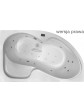 Whirlpool massage tub asymmetric ExclusiveLine ORUNA 150x100 cm - 18